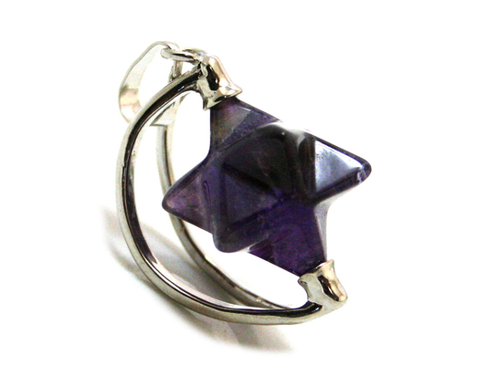 PENDANT MERKABA - AMETHYST