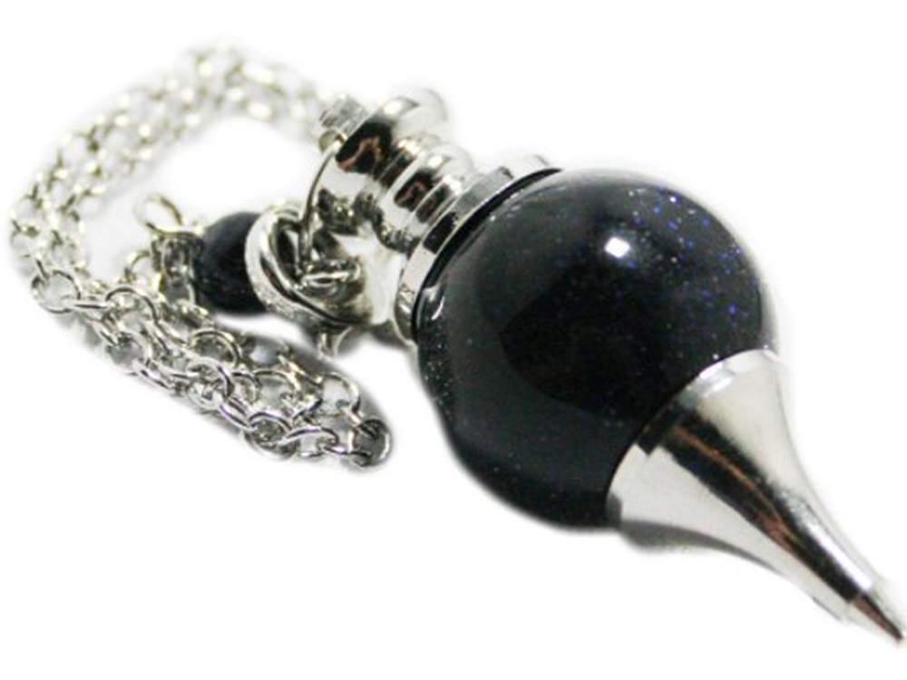 BLACK ONYX ROUND PENDULUM - DIVINITION