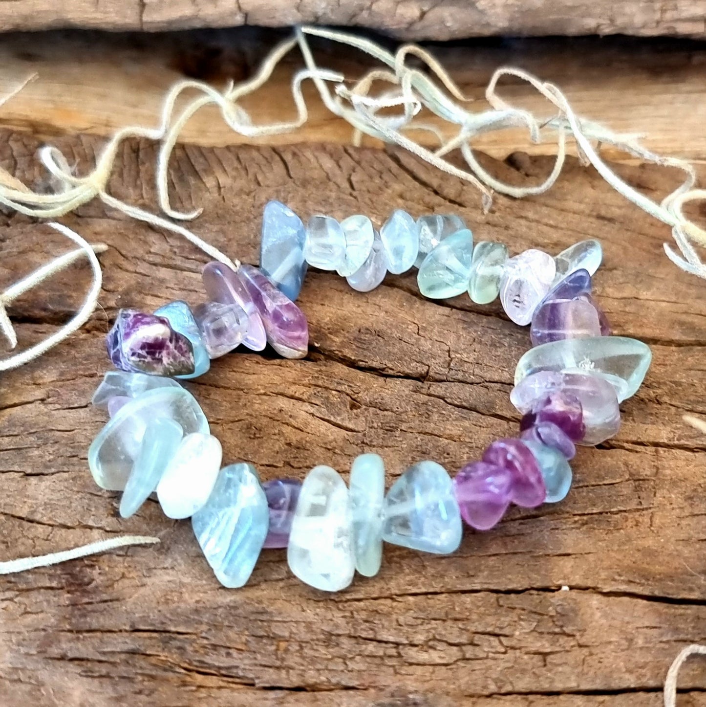 FLUORITE CHIPPED BRACELET - EMOTIONAL BALANCE