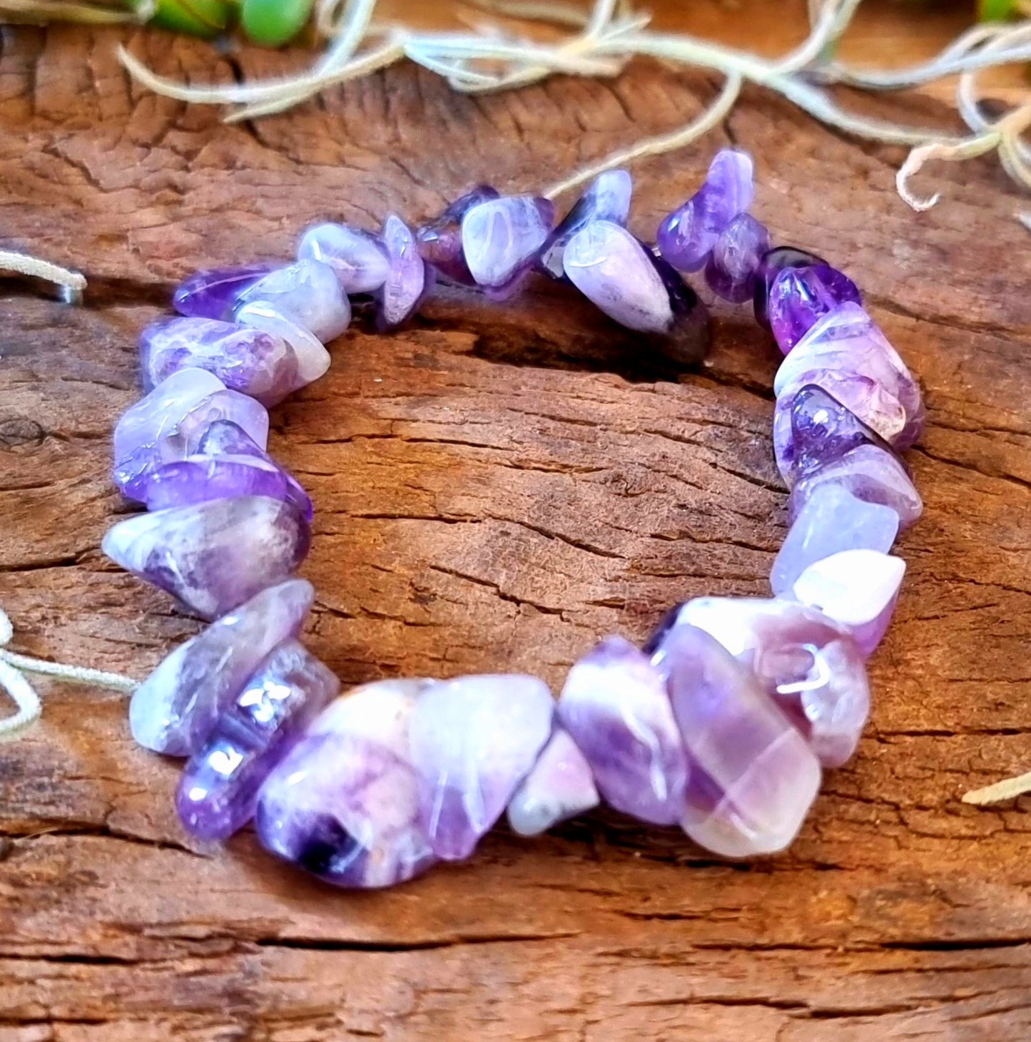 AMETHYST CHIPPED BRACELET - PSYCHIC ABILITIES