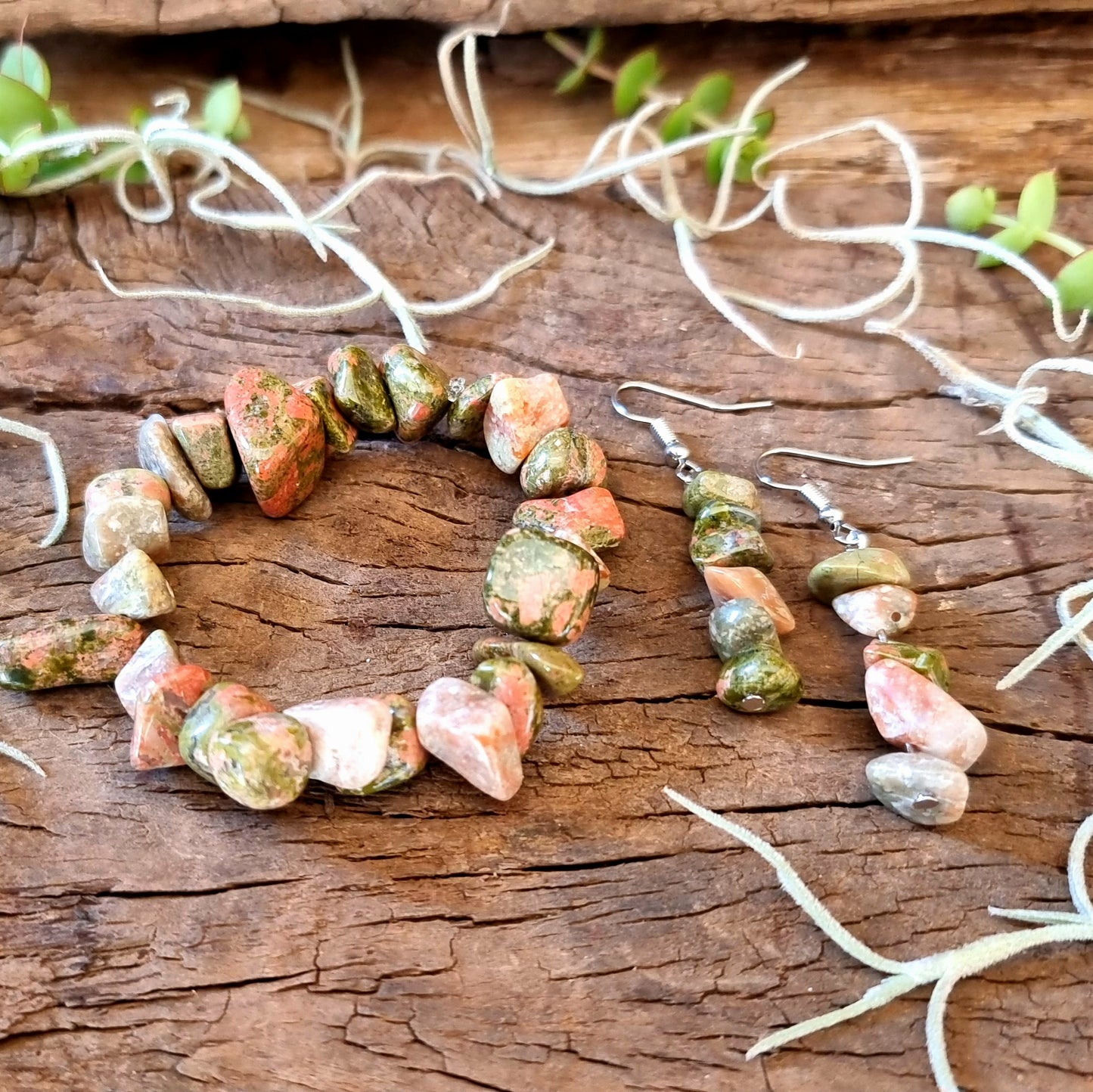 UNAKITE JASPER JEWELLERY SET - NEW BEGINNINGS