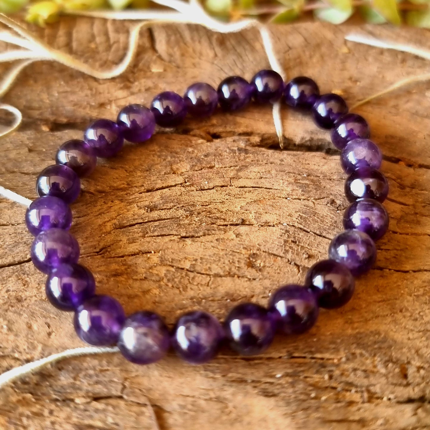 AMETHYST BRACELET 8mm - PSYCHIC ABILITIES