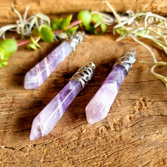 AMETHYST POINT PENDANT - PSYCHIC ABILITIES