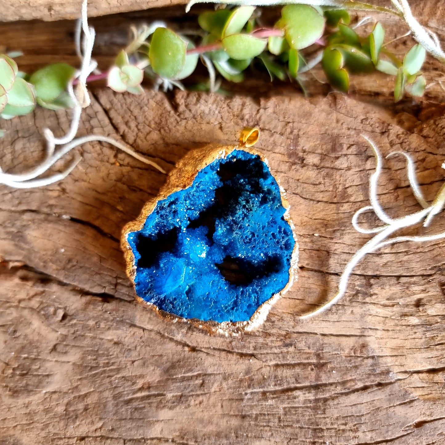 DRUZY QUARTZ PENDANT BLUE - BALANCE