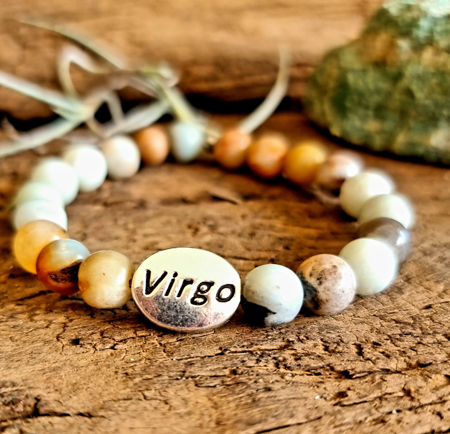 VIRGO ZODIAC ENERGY BRACELET - AMAZONITE