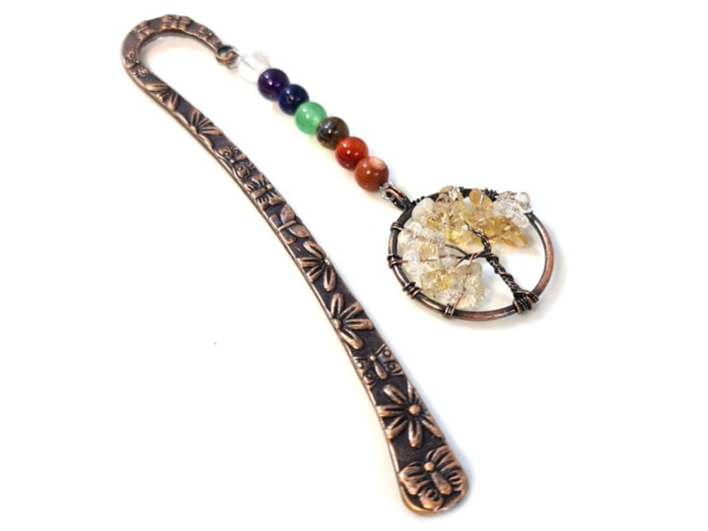 CITRINE TREE OF LIFE BOOKMARK - PROSPERITY