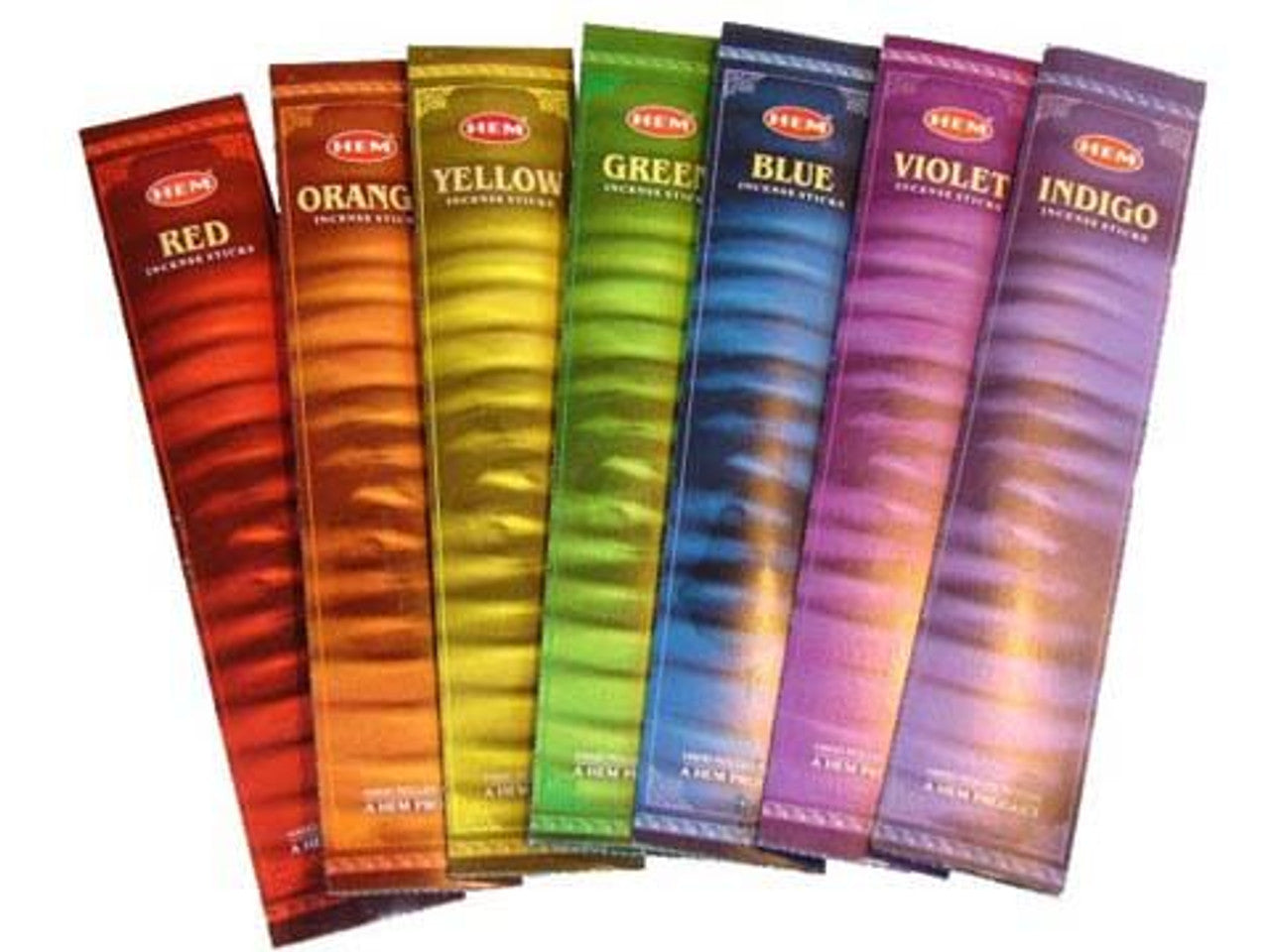 SEVEN COLOURS HEM INCENSE STICKS - ENERGY HEALING