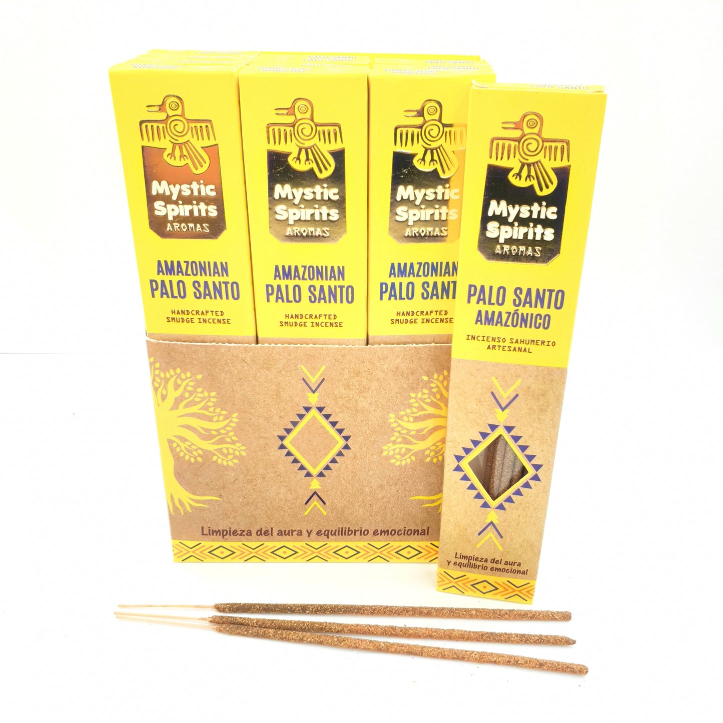 PALO SANTO AMAZONIAN INCENSE STICKS - AURA CLEANSING