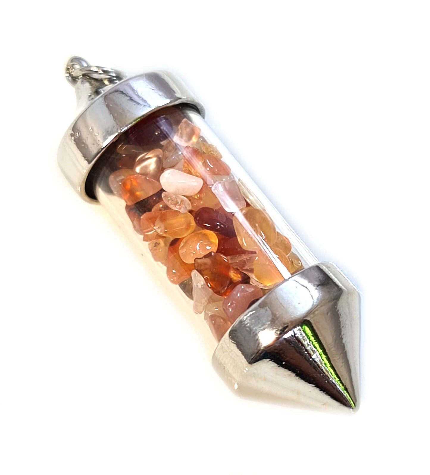 CARNELIAN JAR PENDANT - CREATIVENESS