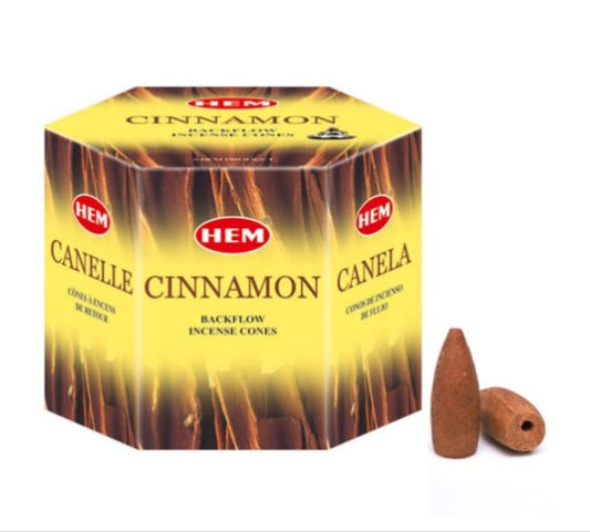 HEM CINNAMON BACKFLOW CONES