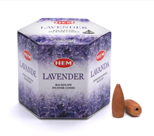 HEM LAVENDER BACKFLOW CONES