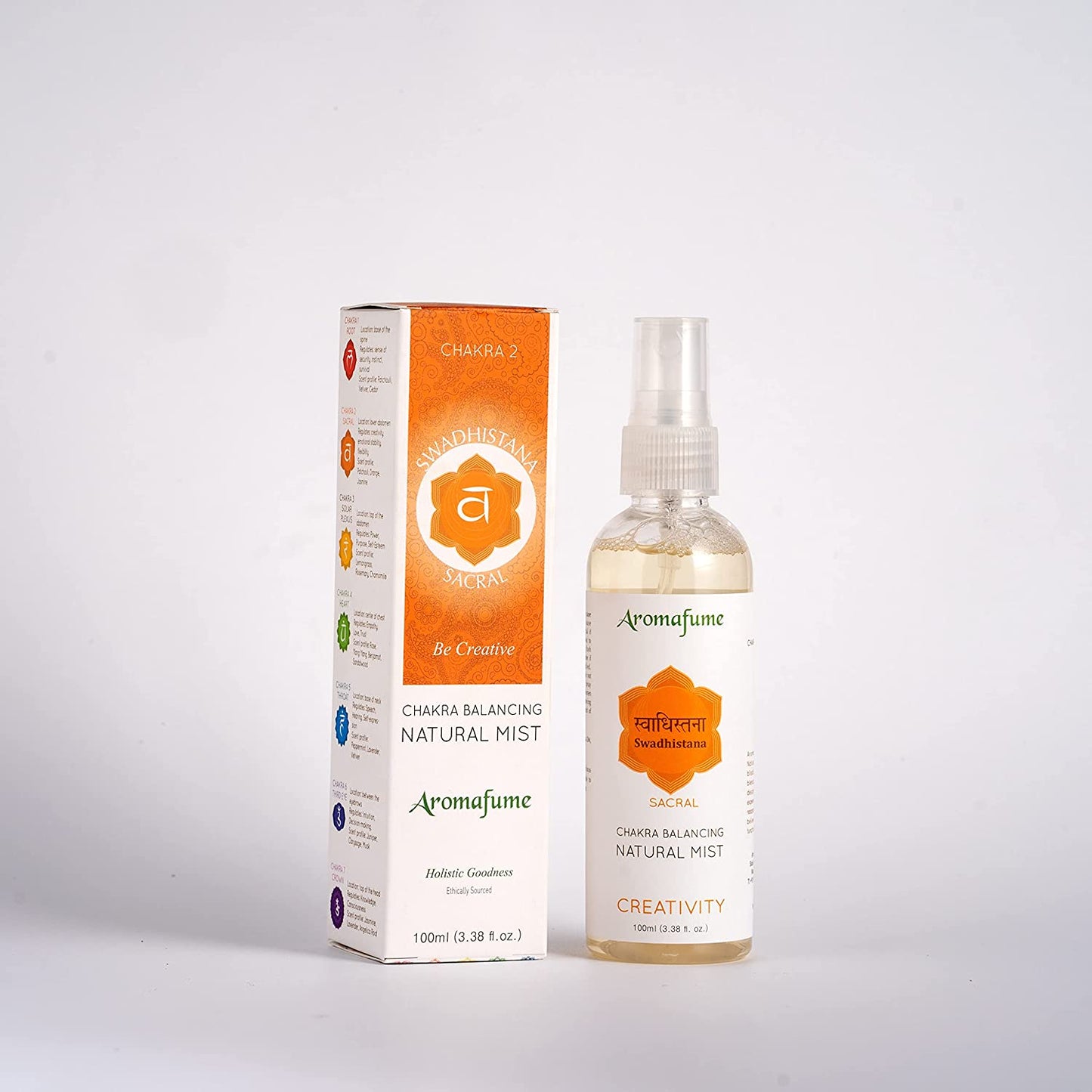 SACRAL CHAKRA NATURAL MIST SPRAY - BE CREATIVE