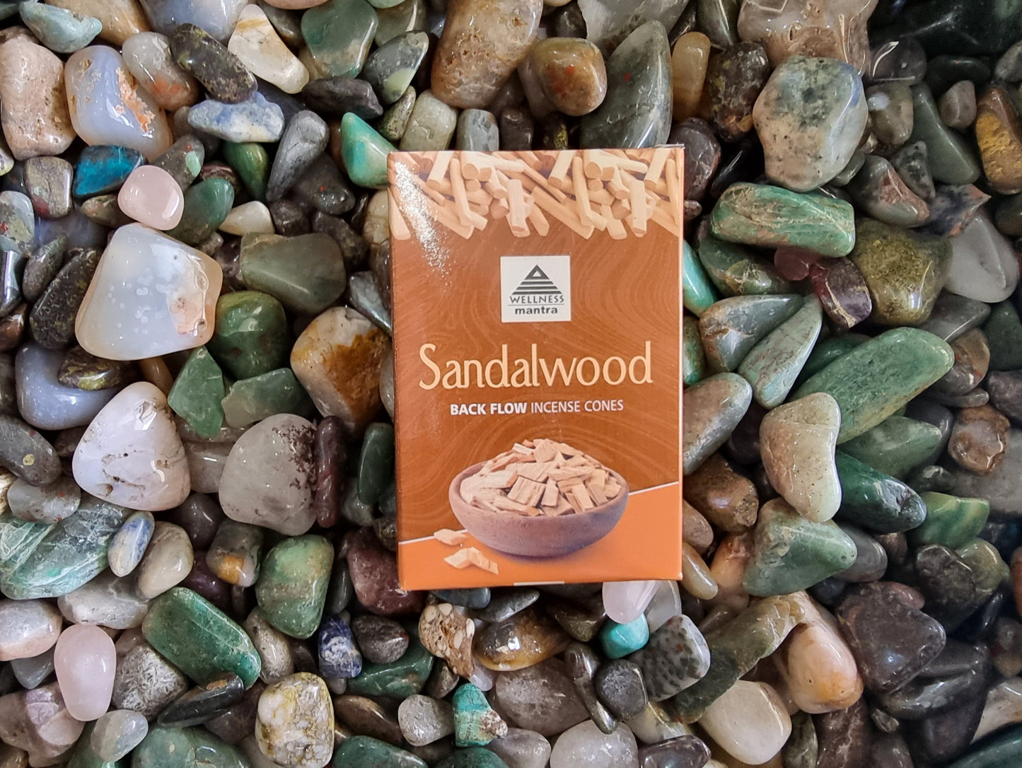 BACKFLOW SANDALWOOD INCENSE CONES - ENERGY HEALING