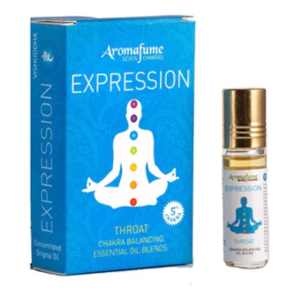 THROAT CHAKRA BALANCING OIL - AROMAFUME